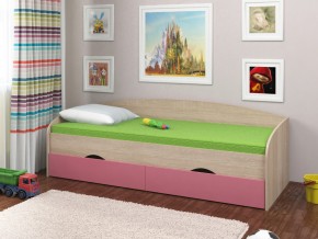 Кровать Соня 2 сонома-розовый в Коркино - korkino.mebel74.com | фото