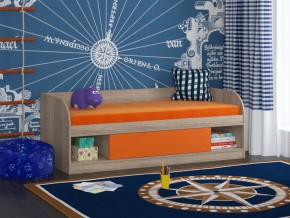 Кровать Соня 4 сонома-оранжевый в Коркино - korkino.mebel74.com | фото