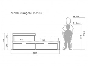 Кровать Svogen classic с ящиками и бортиком бежевый в Коркино - korkino.mebel74.com | фото 2