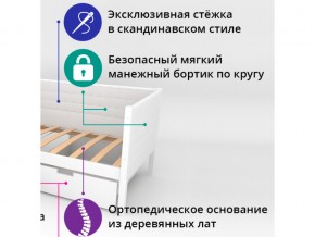 Кровать-тахта мягкая Svogen с бортиком бежевый в Коркино - korkino.mebel74.com | фото 2