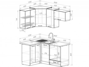 Кухонный гарнитур Антика мега прайм 1200х1600 мм в Коркино - korkino.mebel74.com | фото 6