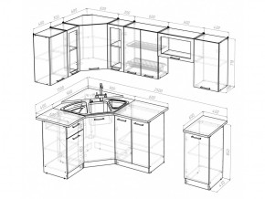 Кухонный гарнитур Арина оптима 1300х2500 мм в Коркино - korkino.mebel74.com | фото 6