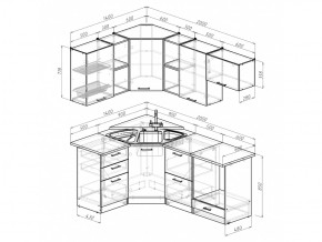 Кухонный гарнитур Надежда оптима 4 1400х2000 мм в Коркино - korkino.mebel74.com | фото 5