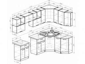 Кухонный гарнитур Ольга оптима 5 2700х1600 мм в Коркино - korkino.mebel74.com | фото 5