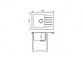 Мойка комбинированная Tolero twist TTS-660 Белый 923 в Коркино - korkino.mebel74.com | фото 2