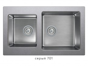 Мойка комбинированная Tolero twist TTS-840 Серый 701 в Коркино - korkino.mebel74.com | фото 1