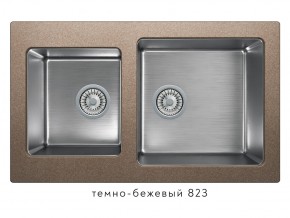 Мойка комбинированная Tolero twist TTS-840 Темно-бежевый 823 в Коркино - korkino.mebel74.com | фото 1