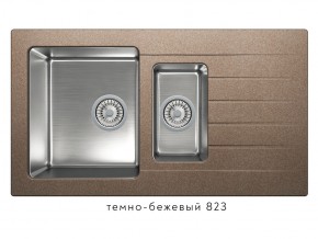 Мойка комбинированная Tolero twist TTS-890 Темно-бежевый 823 в Коркино - korkino.mebel74.com | фото