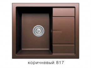 Мойка кварцевая Tolero R-107 Коричневый 817 в Коркино - korkino.mebel74.com | фото