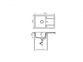 Мойка кварцевая Tolero R-112 Сафари 102 в Коркино - korkino.mebel74.com | фото 2