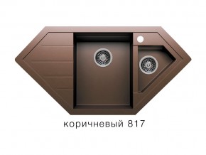 Мойка кварцевая Tolero R-114 Коричневый 817 в Коркино - korkino.mebel74.com | фото