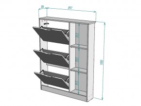 Обувница W108 в Коркино - korkino.mebel74.com | фото 3