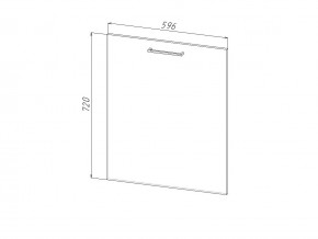 П 60 Комплект для посудомоечной машины 600 мм (цоколь + фасад) ЛДСП в Коркино - korkino.mebel74.com | фото