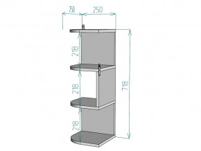 Полка S106 в Коркино - korkino.mebel74.com | фото 3