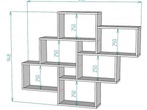 Полка S12 в Коркино - korkino.mebel74.com | фото 3