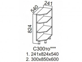 С300то Стол рабочий 300 (торцевой открытый) в Коркино - korkino.mebel74.com | фото