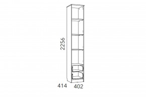 Шкаф для белья Фанк НМ 013.01-02 М1 с ящиками в Коркино - korkino.mebel74.com | фото 3