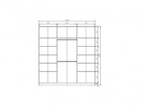 Шкаф-купе Max МШ-25-6-24/2-222 пленка Oracal черная в Коркино - korkino.mebel74.com | фото 2