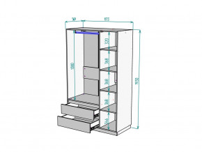 Шкаф Malta light H298 Белый в Коркино - korkino.mebel74.com | фото 2