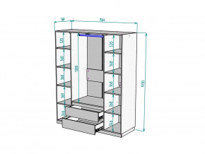 Шкаф Malta light H302 Белый в Коркино - korkino.mebel74.com | фото 2