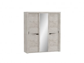 Шкаф с раздвижными дверями трехдверный Соренто Дуб Бонифаций в Коркино - korkino.mebel74.com | фото 2