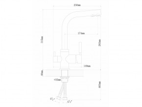 Смеситель Dr. Gans Акцент в Коркино - korkino.mebel74.com | фото 2