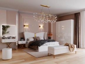 Спальня Рише белый глянец с перламутром в Коркино - korkino.mebel74.com | фото 1