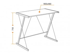 Стол WD-09 concrete в Коркино - korkino.mebel74.com | фото 2