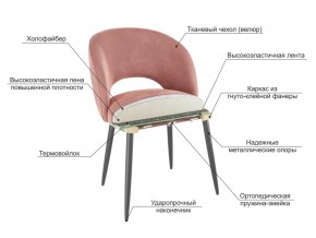 Стул Моли беж велюр-белый в Коркино - korkino.mebel74.com | фото 3