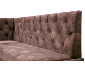 Угловой диван Призма со стяжкми коричневый со спальным местом в Коркино - korkino.mebel74.com | фото 2